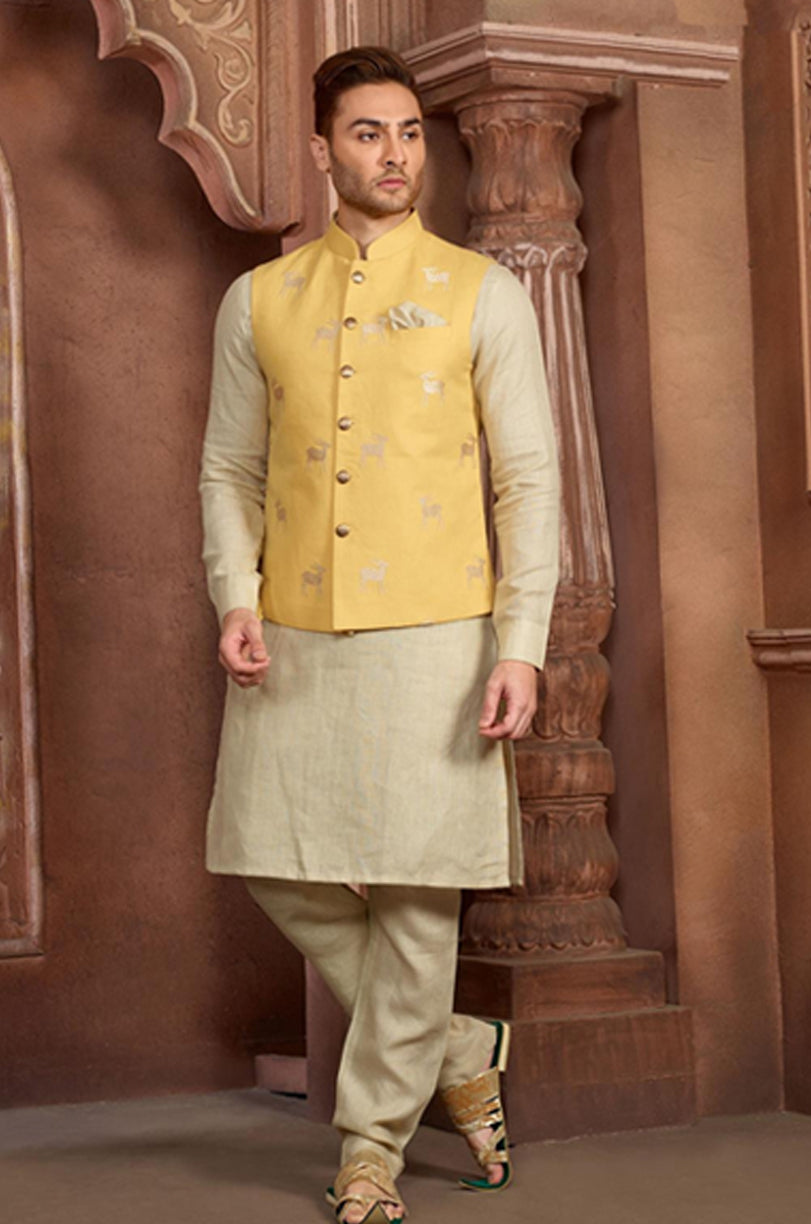 WAIST COAT KURTA SET