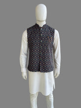 Load image into Gallery viewer, MULTI COLOR VELVET NEHRU JACKET