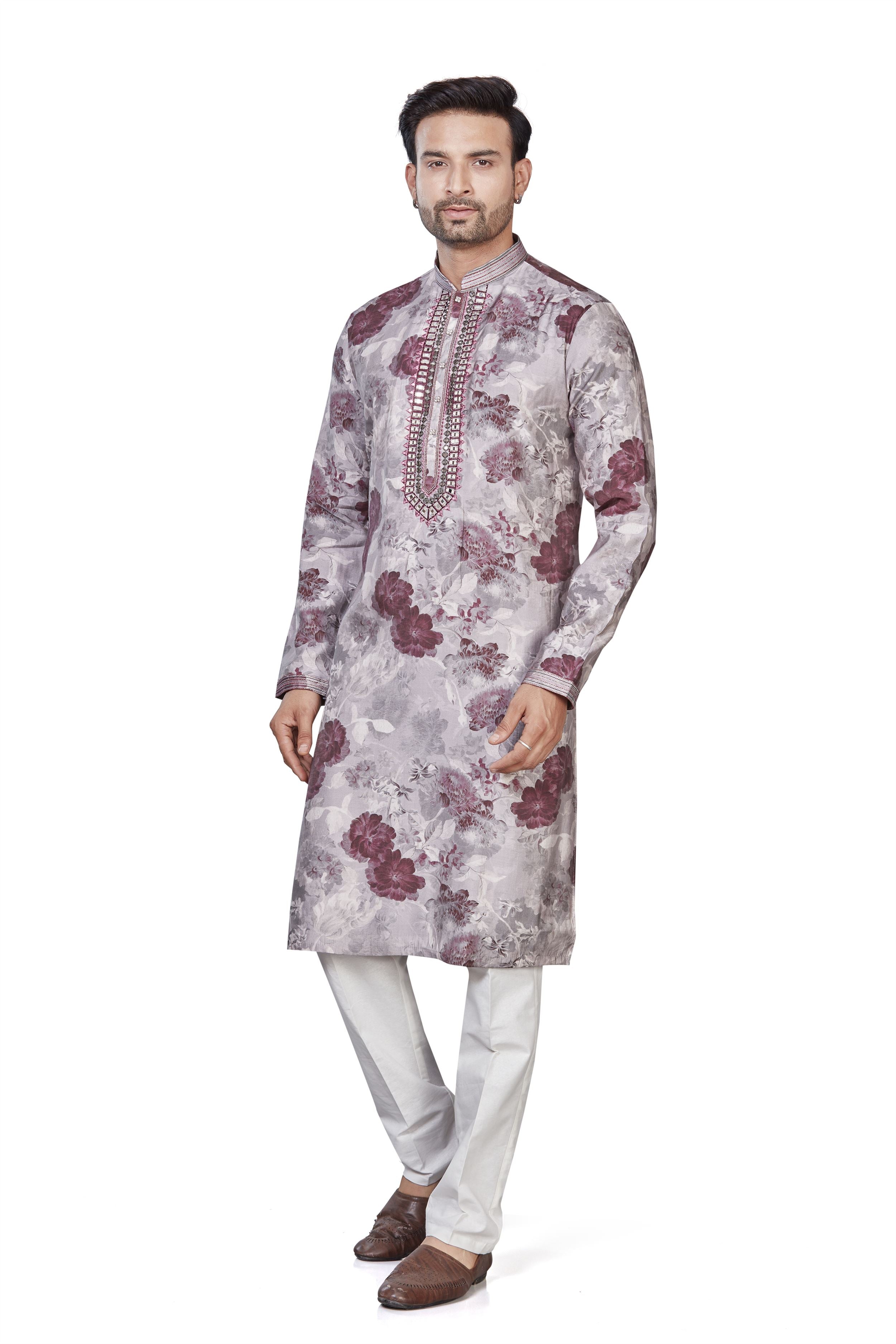 Floral printed kurta set