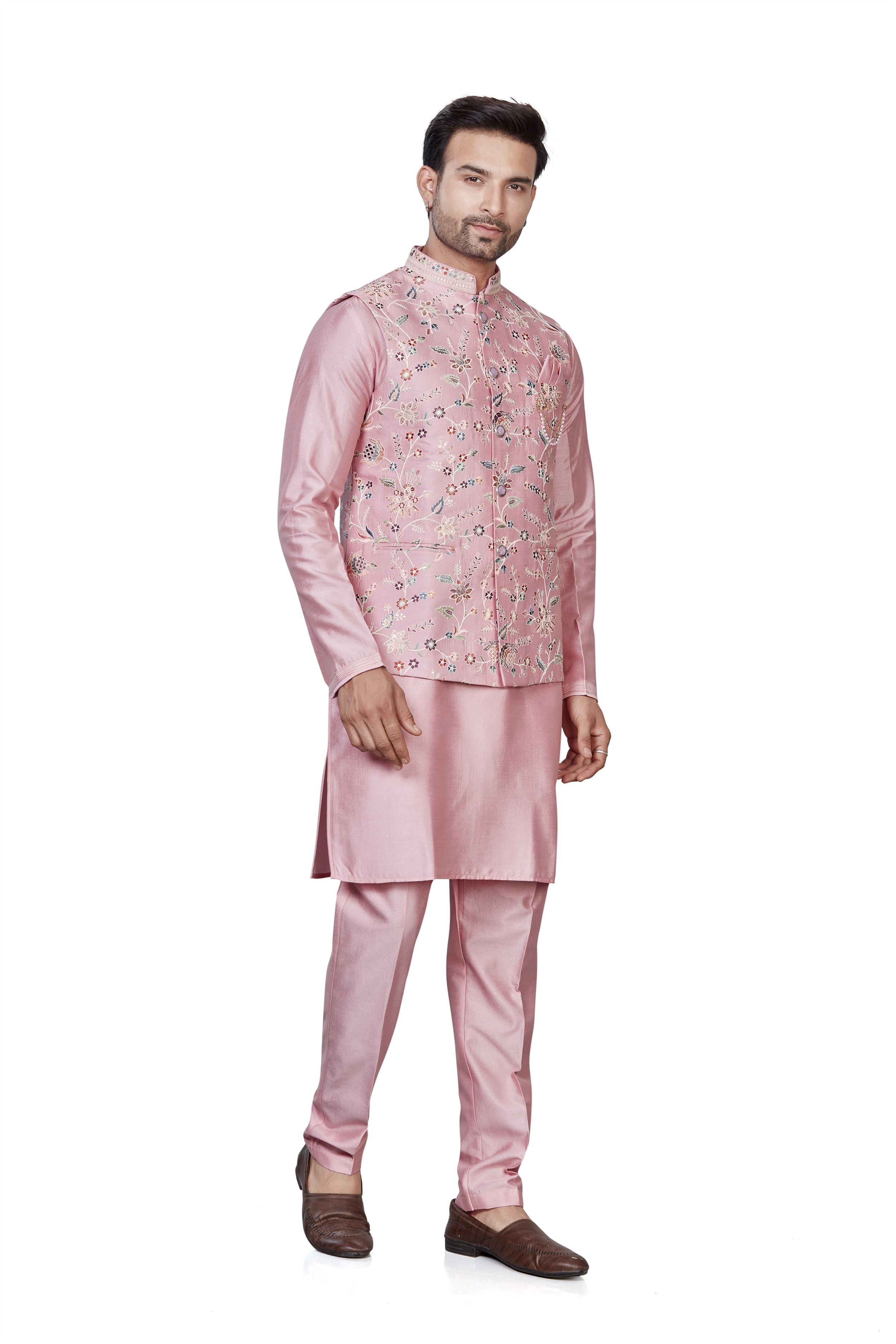 Kurta Pajama with a Nehru Jacket