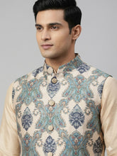Load image into Gallery viewer, Printed Nehru Waistcoat
