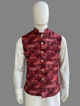 Load image into Gallery viewer, SEQUINS WORK PRINTED WAISTCOAT