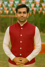 Load image into Gallery viewer, Linen Nehru Jacket