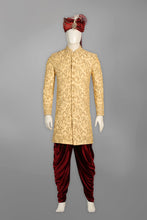 Load image into Gallery viewer, CLASSIC GOLD YELLOW INDO WESTERN
