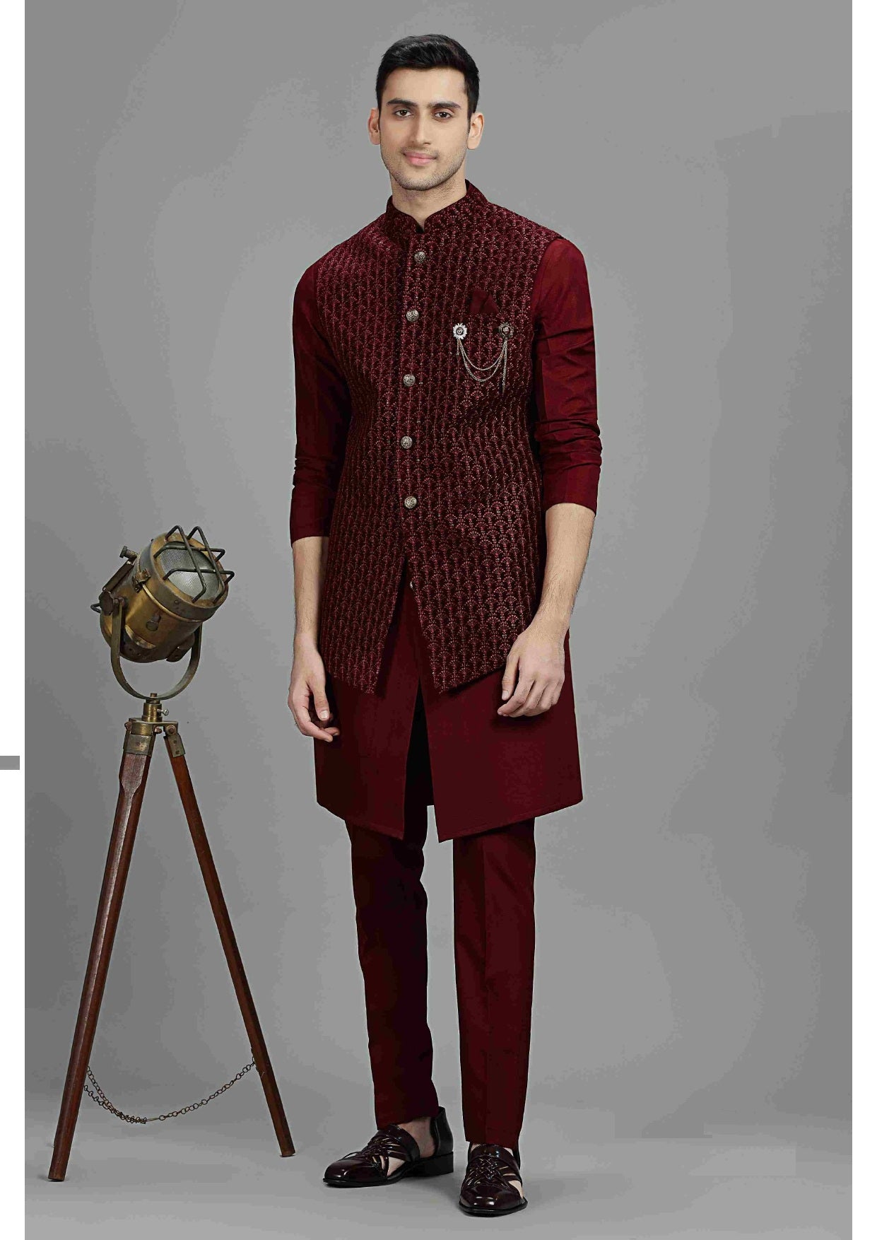 Pathani kurta with discount koti