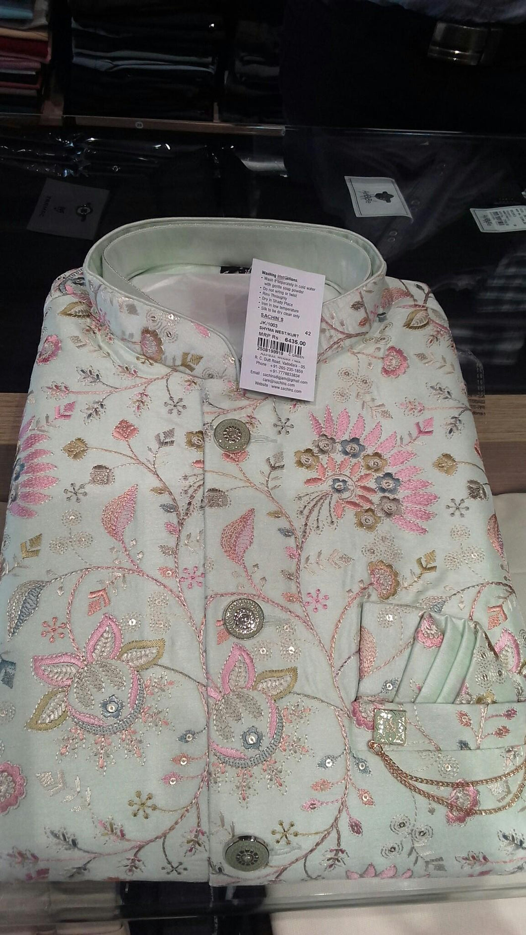 SHYAMA WESTKOTE KURTA SET-JK/1003