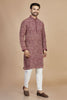Purple Motif Kurta with pant