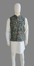 Load image into Gallery viewer, PRINTED SILK WAISTCOAT FOR MENS
