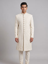 Load image into Gallery viewer, Exquisite Ivory Embroidered Sherwani Set
