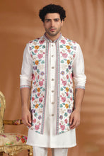 Load image into Gallery viewer, Classic Floral Embroidered Waistcoat Set
