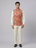 Floral Multicolored Nehru Jacket