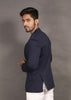 BLUE MENS PARTYWEAR COAT