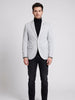 Modern Slim-Fit Patterned Blazer