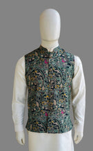 Load image into Gallery viewer, PRINTED SILK WAISTCOAT FOR MENS
