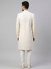 Ethereal Ivory Embroidered Sherwani Set