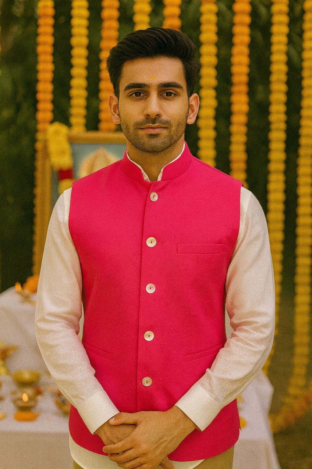 Linen Nehru Jacket