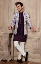 Load image into Gallery viewer, FRONT OPEN INDO WITH LUCKNOWI KURTA

