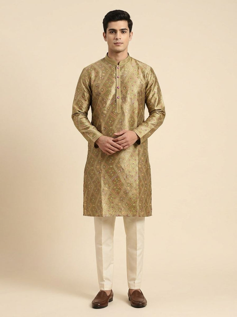 Bandhani Kurta for Men