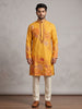 Vibrant Yellow Embroidered Kurta Set