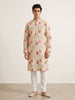 Vibrant Floral Embroidered Kurta Set