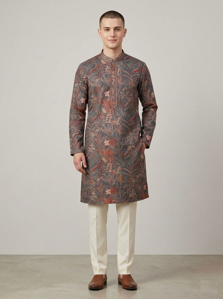 PRINTED KURTA FOR MEN
