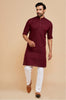 PLAIN COTTON KURTA SET
