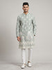 Ethereal Sage Embroidered Kurta Set