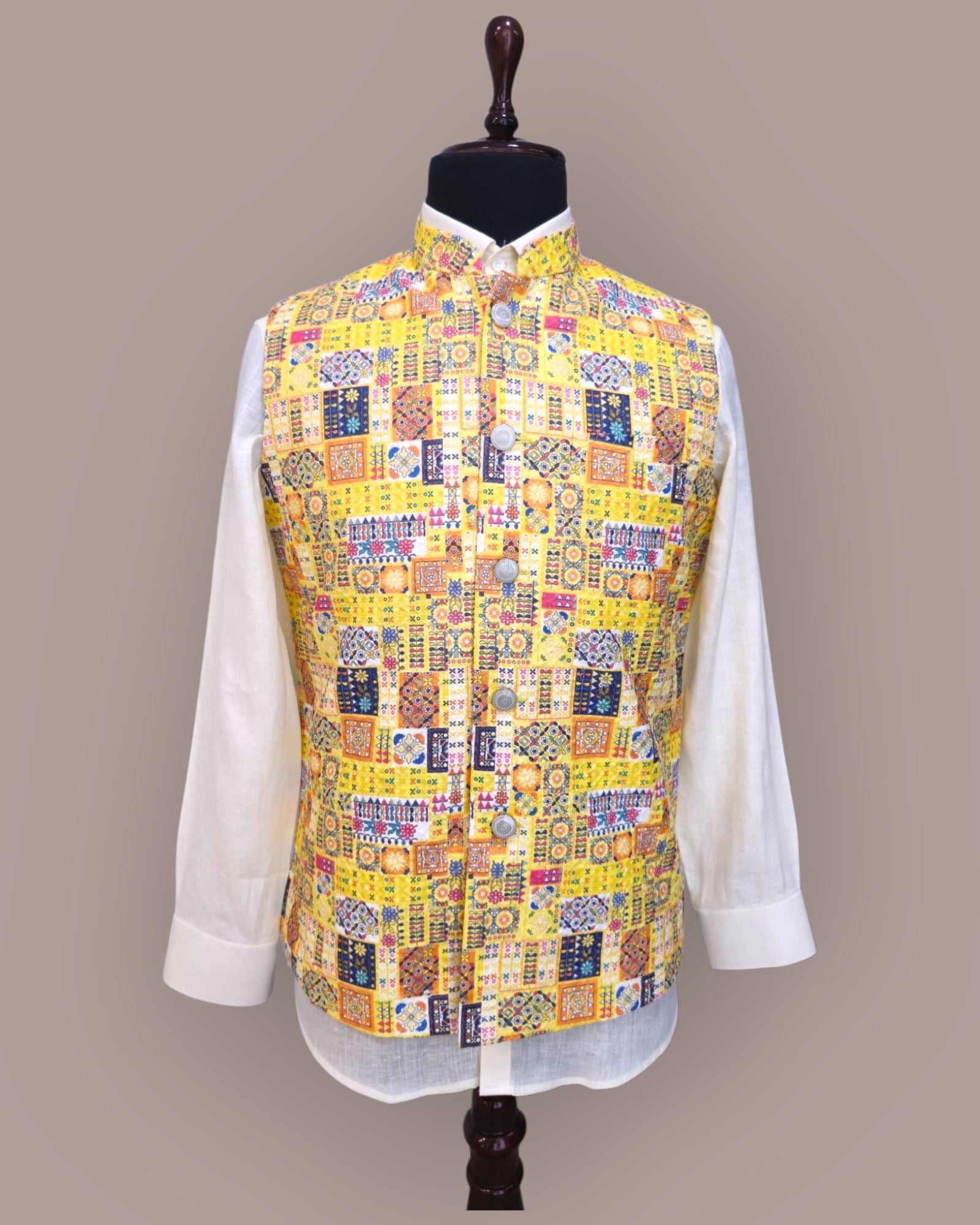 Yellow Traditional Jacket