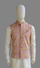 Load image into Gallery viewer, FLORAL PRINTED WAISTCOAT FOR MENS
