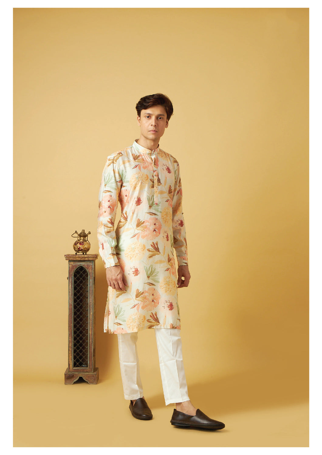 PRINTED FESTIVE KURTA