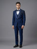 Midnight Blue Hand-Embellished Tuxedo