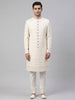 Ethereal Ivory Embroidered Sherwani Set