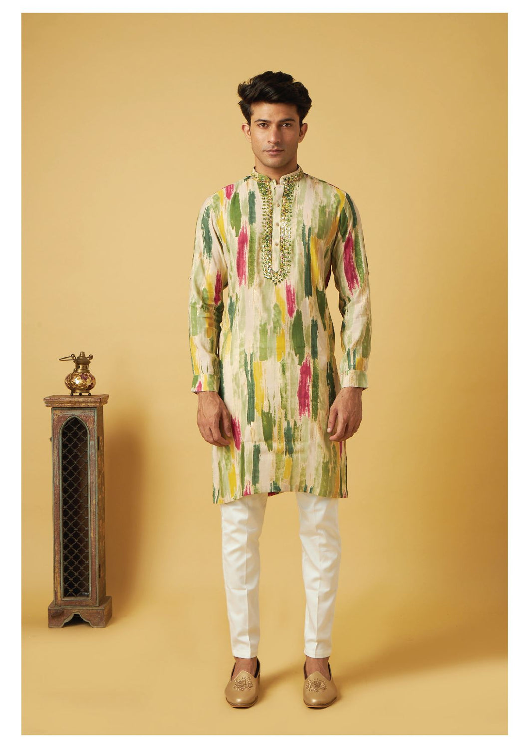 MIRRIOR WORK FESTIVE KURTA