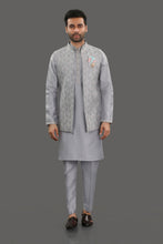 Load image into Gallery viewer, GREY WAISTCOAT SET FOR MENS
