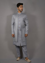 Load image into Gallery viewer, THREAD EMBROIDERED MENS INDO WESTERN
