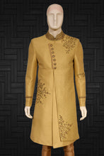 Load image into Gallery viewer, RAW SILK FABRICATED DESIGNER INDO WESTERN
