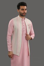 Load image into Gallery viewer, SWQUINS WORK WAISTCOAT WITH KURTA SET
