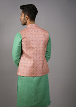 Load image into Gallery viewer, SILK PRINTED WAISTCOAT FOR MENS
